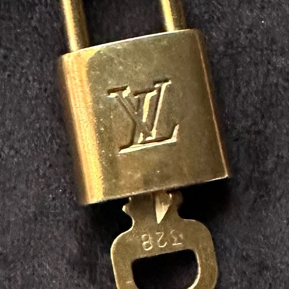 Louis Vuitton Accessories - Louis Vuitton Gold Padlock w/key.  Works 328